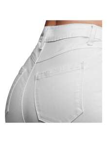 SEVEN JEANS Pantalón Rasgado Blanco Corte Mom Fit Con Pedrería De Mujer 9278BLCO - Blanco - Ver 2
