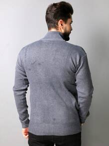 Men Sweaters - Grey - View 4