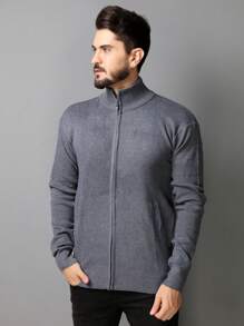 Men Sweaters - Grey - View 2