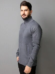 Men Sweaters - Grey - View 3