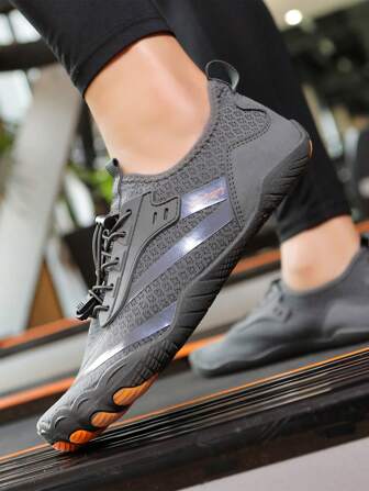 Plus Size Men's 2025 Summer Waterproof Hiking Sandals, Non-Slip Trekking Shoes For Outdoor Surfing Snorkeling, Breathable Water Shoes For Men And Women, Soft Sole Indoor Fitness Shoes, Quiet Non-Slip Jumping Rope Shoes, Shock-Absorbing Soft Bottom Running Shoes For Women, Casual Sports Shoes, Black Training Yoga Shoes, Treadmill Shoes, Multi-Function Deadlift Shoes