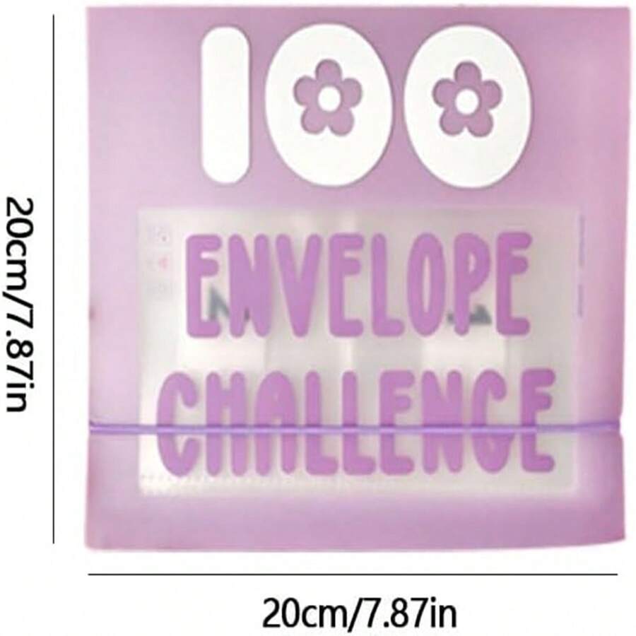 100 Envelope Challenge Binder, Saving Challenge Box Kit Cash Saving