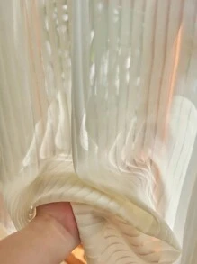 1入法式浪漫垂直威尼斯百葉窗窗簾 - 黃色 - 查看 7