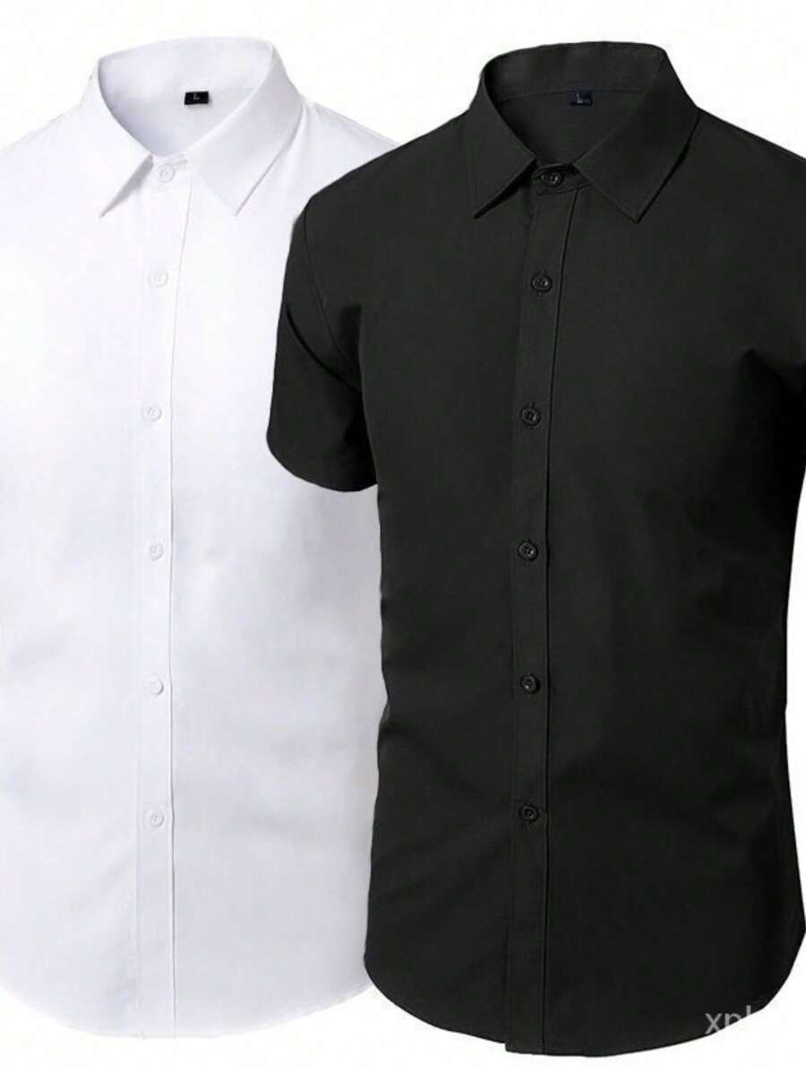 Men Shirts - Black - View 1