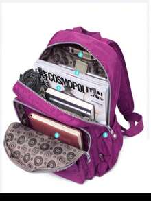 Women Fashion Backpacks - 水鴨藍 - 查看 2