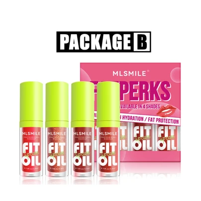 Conjunto De Brillo De Labios De 4 Piezas Que Incluye Aceite Para Labios, Esmalte De Labios, Combinación De Una Luz De Lustre De Perla Y Bálsamo De Labios Brillante Con Agua