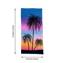 1 Miếng Hoàng hôn Dừa Cây Khăn đi biển , Sợi siêu mịn Quá lớn Sấy khô nhanh Khăn đi biển , Mềm mại Hấp thụ Khăn đi biển , Cát bờ biển Tấm lót , Nhẹ Khăn tắm Đối với Bơi lội , Phòng thể dục , Và bờ biển Thể thao - Nhiều màu - Xem 4