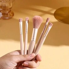 1 Miếng Có thể mang đi Bộ bàn chải trang điểm Công cụ Bộ dụng cụ Với Siêu Mềm Mại Lông bàn chải Và Hộp lưu trữ - Nhiều màu - Xem 7