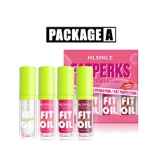 唇蜜套裝-唇膏,唇蜜,反射光澤的閃粉和閃耀組合-保濕,豐盈,亮澤口紅（4入組）