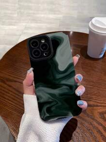 Apple Camo 1 件皮革外观 3D 柔软防震手机壳，渐变色设计，适用于 和三星手机，防水防摔防刮 - 彩色 - 查看 2