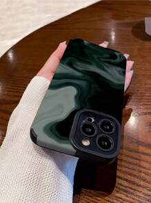 Apple Camo 1 件皮革外观 3D 柔软防震手机壳，渐变色设计，适用于 和三星手机，防水防摔防刮 - 彩色 - 查看 4