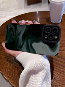 Apple Camo 1 件皮革外观 3D 柔软防震手机壳，渐变色设计，适用于 和三星手机，防水防摔防刮 - 彩色 - 查看 3