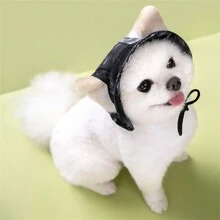 Cute Sun-Proof & Anti-Lost Ear-Hook Design Adjustable Pet Dog Hat, Multicolored, Princess Style - Multicolor - View 23