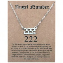 1 Miếng Đơn giản 111 , 222 , 333 , 444 , 555 , 666 , 777 , 888 , 999 Số Vòng cổ mặt dây chuyền Cho nam giới Và Của phụ nữ Mặc hàng ngày - Bạc - Xem 3