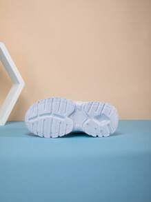 Zapatillas Deportivas Para Niños, Cómodas Y Livianas De Color Blanco, Nuevas Llegadas Para Niñas Pequeñas, Antideslizantes, Resistentes Al Agua Y Duraderas Para Correr Informalmente - Blanco - Ver 7