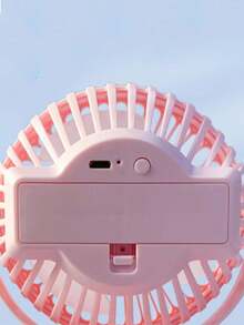 Small Clip Fan, Fan Keep Cool Reusable Clip Type Small Fan Travel Accessory Pink USB Plug - Multicolor - View 10