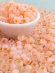 20g/túi 4MM Mắt mèo Bắt chước Ngọc Hạt , Kem Màu sắc Hạt Đối với DIY Vòng tay , Dây chuyền - Hạt bi mắt mèo 4mm - Xem 12