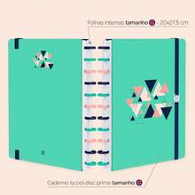 ISCOOL Prime Smart Disc Notebook Large 20 X 27.5 Cm Lux Colors 80 Pages - Nước xanh - Xem 2