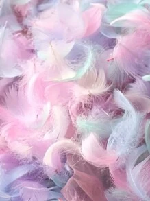 200 piezas/juego, Plumas de colores - Perfecto para manualidades DIY, bodas, cumpleaños y fiestas - Pequeño regalo creativo y accesorio de decoración de fiestas - Multicolor - Ver 4