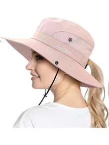 1 Stück Damen-Wendehut im Boho-Stil mit Cashew-Blumenmuster, UV-Schutz - Blumen- - Übersicht 3