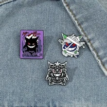 pocket monsters Túi 3 CÁI Người Nhật Bản Anime Hợp kim Trâm cài Vui Coa dây Hình dạng Nhân vật Trâm cài Kim loại Huy hiệu Của phụ nữ Cái túi Đồ trang trí Men răng Huy hiệu - 3 chiếc - Xem 2