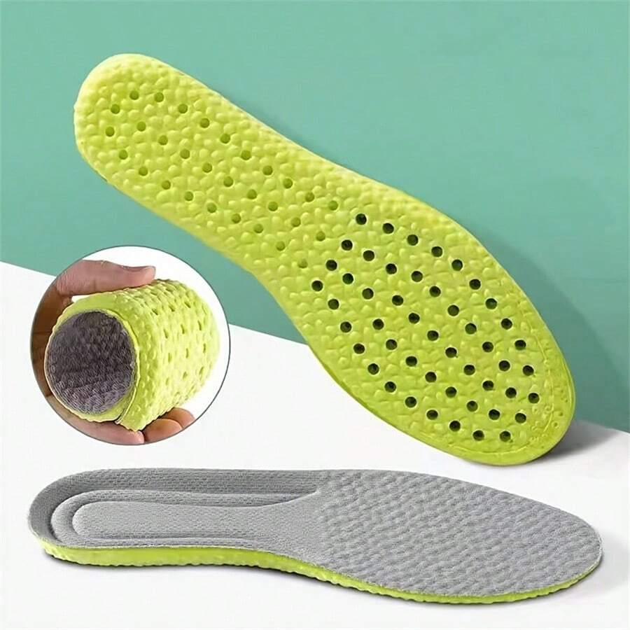2pcs Moxa Grass Sports AntiOdor Insoles For Men And Women That Are