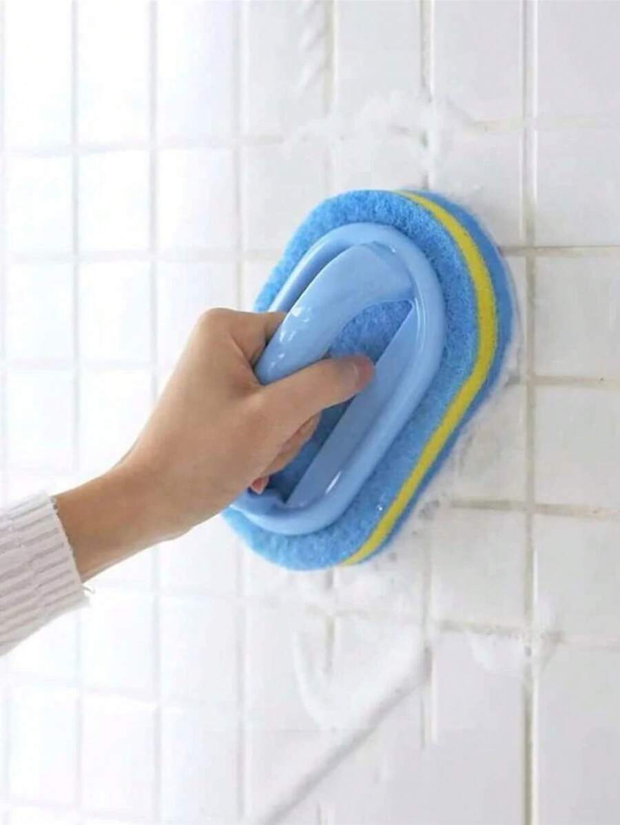 1 Stück Blauer Reinigungsschwamm Mit Einem Handgehaltenen Haushaltsreinigungsschwamm, Der Schmutz Und Schlamm Aus Der Küche Entfernen Kann