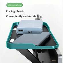 TV Screen Top Storage Shelf, Adjustable Monitor Storage Rack Computer Desktop Display Stand,TV Router Storage Rack, - Black and White - View 4