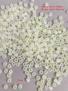 20g/túi 4MM Mắt mèo Bắt chước Ngọc Hạt , Kem Màu sắc Hạt Đối với DIY Vòng tay , Dây chuyền - Hạt bi mắt mèo 4mm - Xem 25