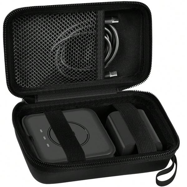 ALKOO Carrying Case For UCOMX Nano/For Iseyyox/For LISEN/For RTOPS 3 In 1 Wireless Charger, Foldable Charging Station Storage Holder Bag For Fast Charging Pad Cable And Adapter Accessories - Box Onlycharger Case Office Must Haves Digital Bag Cable Camerabag Electronic Data Cable Organizer Storage Power Bank Cover Forwallet Travel Camera Bag Women Man Child's Christmas Gifts Essential Teacher Supplies Waterproof Lightweight Large Capacity Portable Accessories