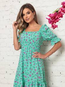 Women Dresses - Green - View 2