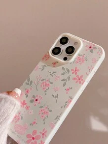 Flower Phone Case Daisy GUCADI White Floral Spring/Summer INS Style Phone Case Compatible With IPhone 15/15 Pro/15 Plus/15 Pro Max
