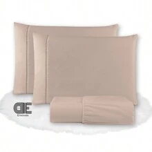 Sheet Sets With Pillowcases - Màu be - Xem 2