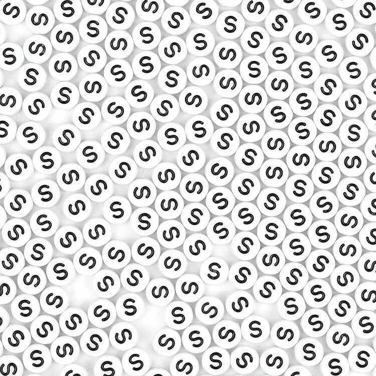 200pcs Letter Beads A-Z Heart Number Beads 4X7mm Alphabet Beads Acrylic Round Shape Loose Beads For Friendship Name Bracelets Necklaces Key Chains DIY Jewelry Making - Round - View 26