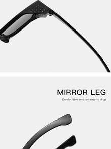 Yellow Lens Night Vision Fashion Glasses, European And American Punk Style, Essential Equipment For Riding And Outdoor Activities, And Wind Sand Prevention Street - A - View 6