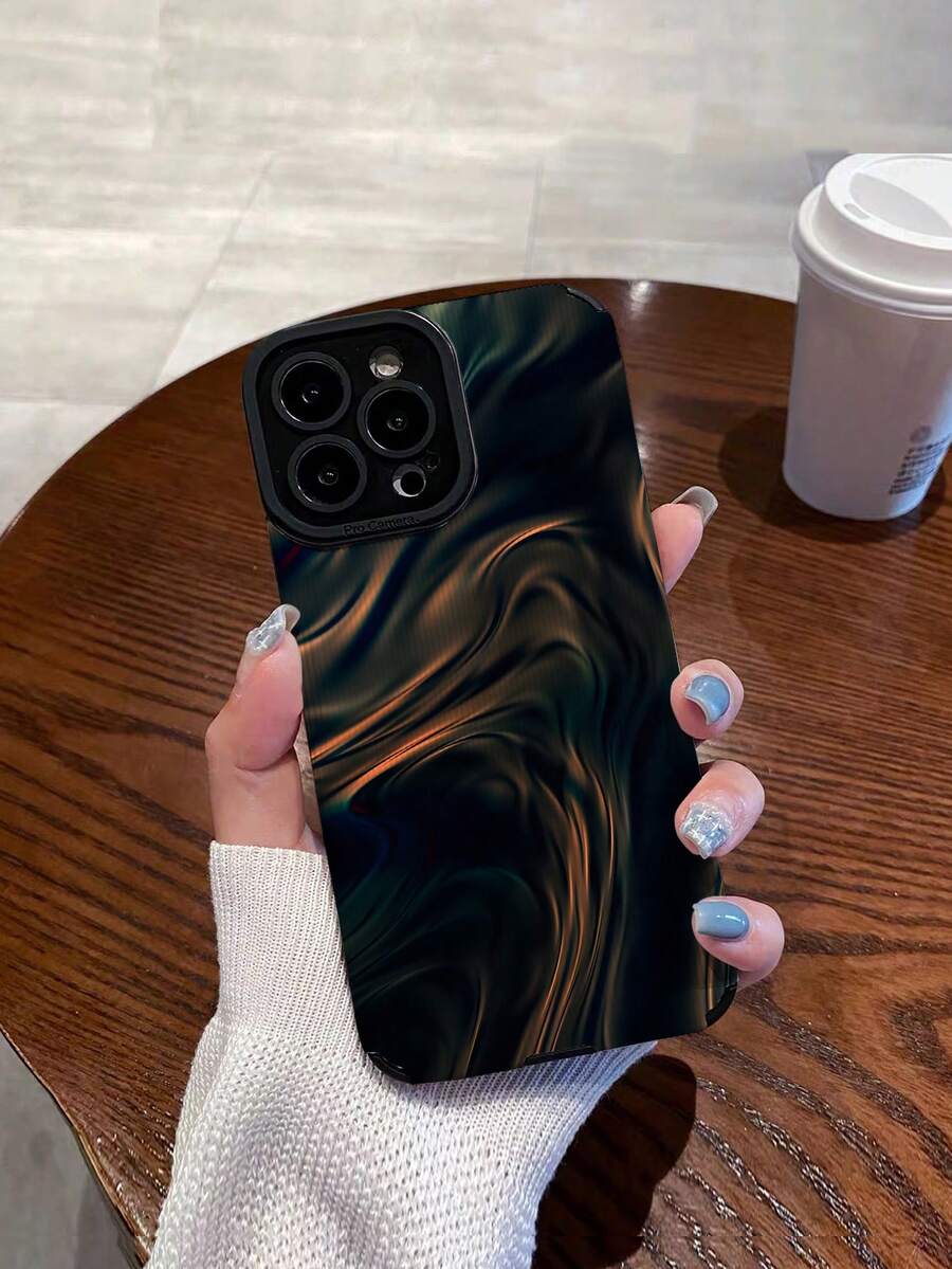 1 Miếng Phong cách Vintage Mẫu Da giả Kết cấu 3D Mềm mại Chống sốc Ốp lưng & bao da điện thoại Tương thích với iPhone Và Samsung người mẫu - Nhiều màu - Xem 1