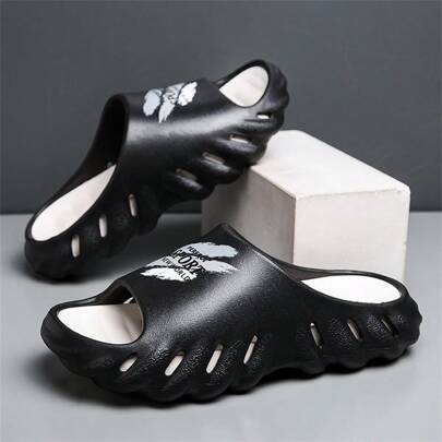 一雙輕便柔軟舒適的EVA拖鞋：懶人穿脫，攜帶方便，防滑，夏天很舒適！休閒風格的首選！