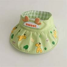 Infant Summer Sun Hat, Breathable Thin Anti-Uv Baby Beach Cap For Boys And Girls - Green - View 1