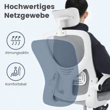 OYAJIA Home Office Chairs - White - View 7