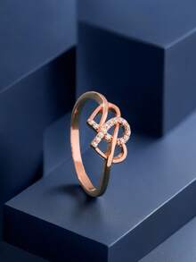 1 件时尚甜美浪漫镂空心形设计戒指，送给女性/情侣的礼物 - 1893 - 查看 26