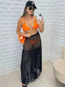 Women Cover Ups - màu đen - Xem 1