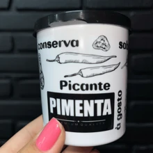 Kit Porta Temperos Linha BLACK 200ML Multiuso Cozinha