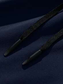 女士時尚快干跑步短褲 - 藏蓝色 - 查看 5