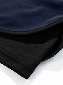 女士時尚快干跑步短褲 - 藏蓝色 - 查看 7