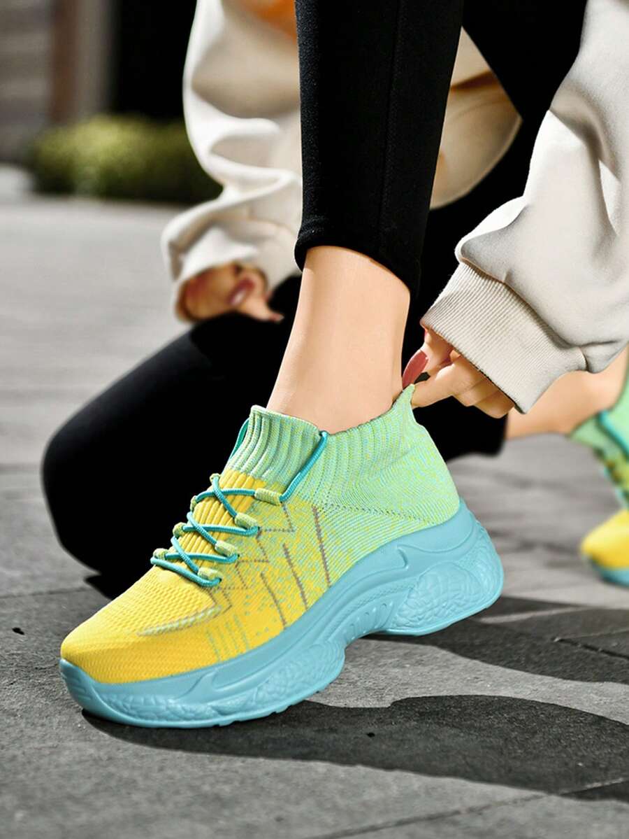 Của phụ nữ Mặc vào Đi dạo Giày thể thao Thoải mái Thời trang Giày dép - màu xanh lá - Xem 1