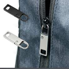 4/8 cái Kim loại Dây kéo Kéo , Có thể tháo rời phổ cập Dây kéo Kéo Thay thế , Dây kéo Xử lý Đối với Quần áo , Quần jean , Ba lô , DIY Thủ công May Phụ kiện - Bạc - Xem 1