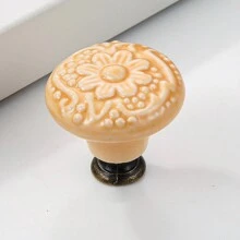 1pc Drawer Knob, Cabinet Knob Pull Handle, Porcelain Ceramic Kitchen Cabinet Handle, Cabinet Bathroom Door Handle, Furniture Hardware
