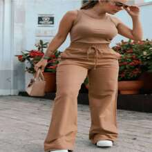 Calça Feminina Modelo Pantalona Moda Elegante e Confortavel Fuga do Jeans.