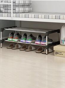 Zapatero de tubo de aluminio 8 niveles estante multifunción acero inoxidable para zapatos gran capacidad organizador moderno zapatero resistente almacenaje vertical clóset dormitorio entrada pasillo fácil de armar diseño compacto ideal calzado deportivo botas sandalias multifuncional ahorro espacio mueble zapatera para hogar y oficina - Multicolor - Ver 4