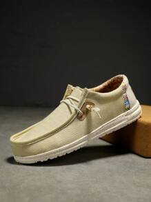 Men's Fashionable Loafers - Item - Khaki - View 1